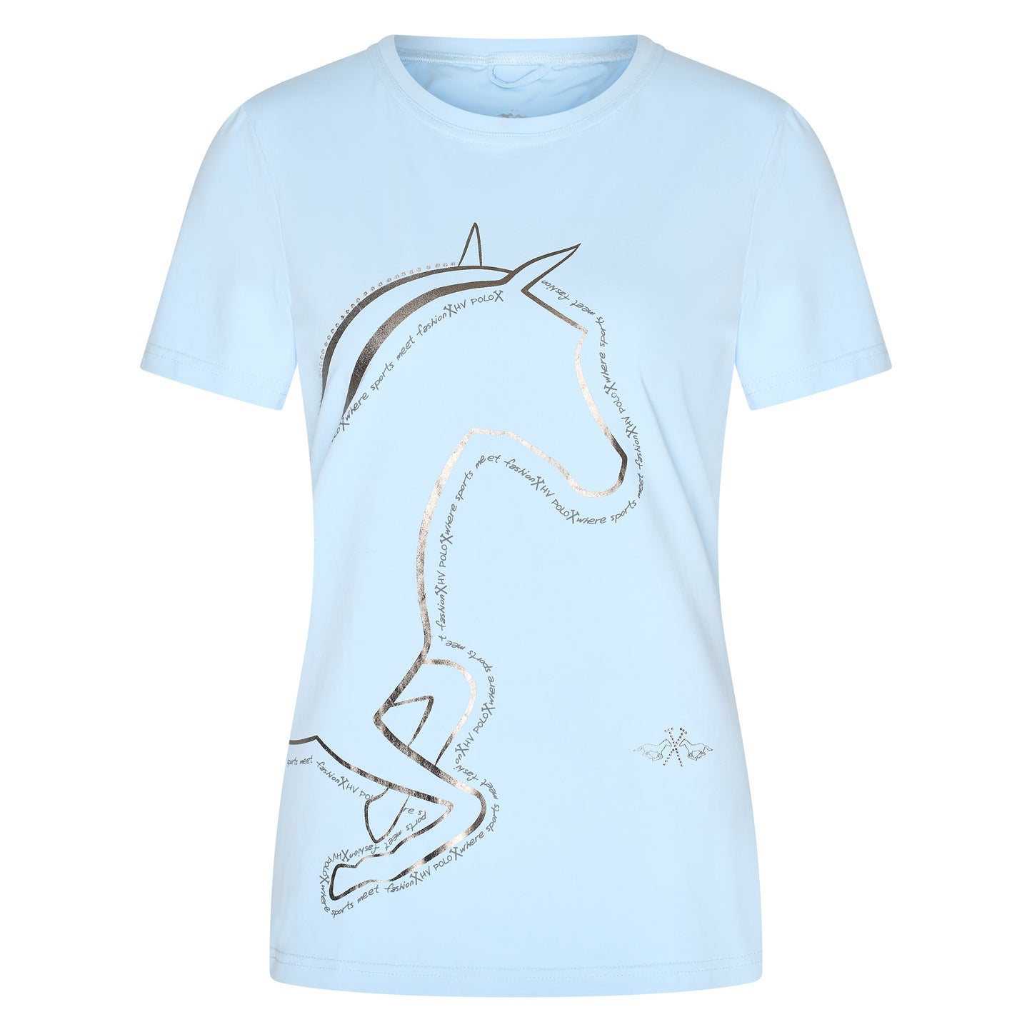 T-shirt Flora, sportig t-shirt med tryck