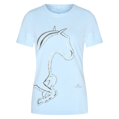T-shirt Flora, sportig t-shirt med tryck