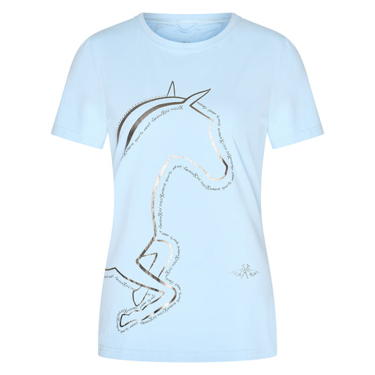 T-shirt Flora, sportig t-shirt med tryck
