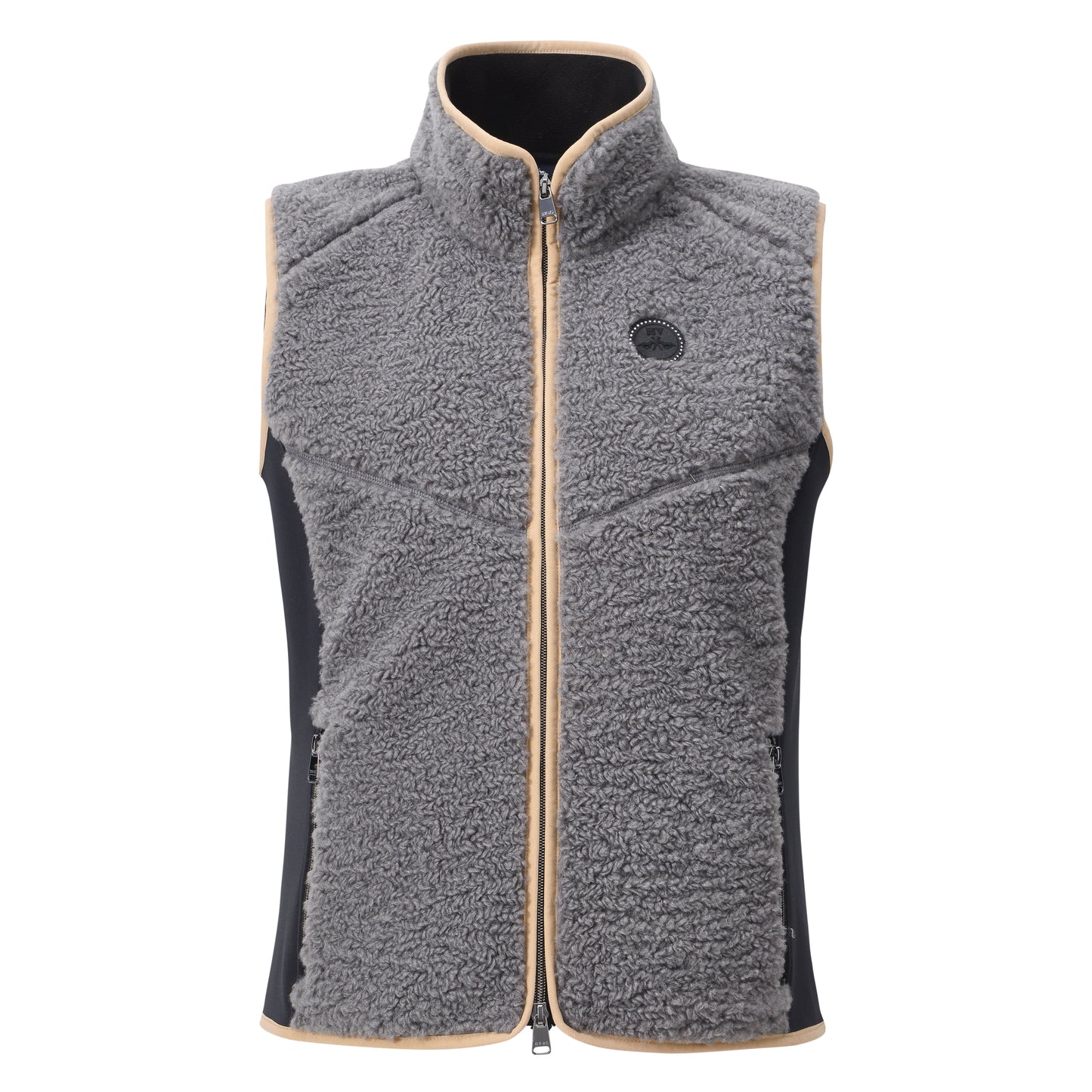Bodywarmer Gerogina, tunn teddy ridväst för vår sommar höst, flera färger
