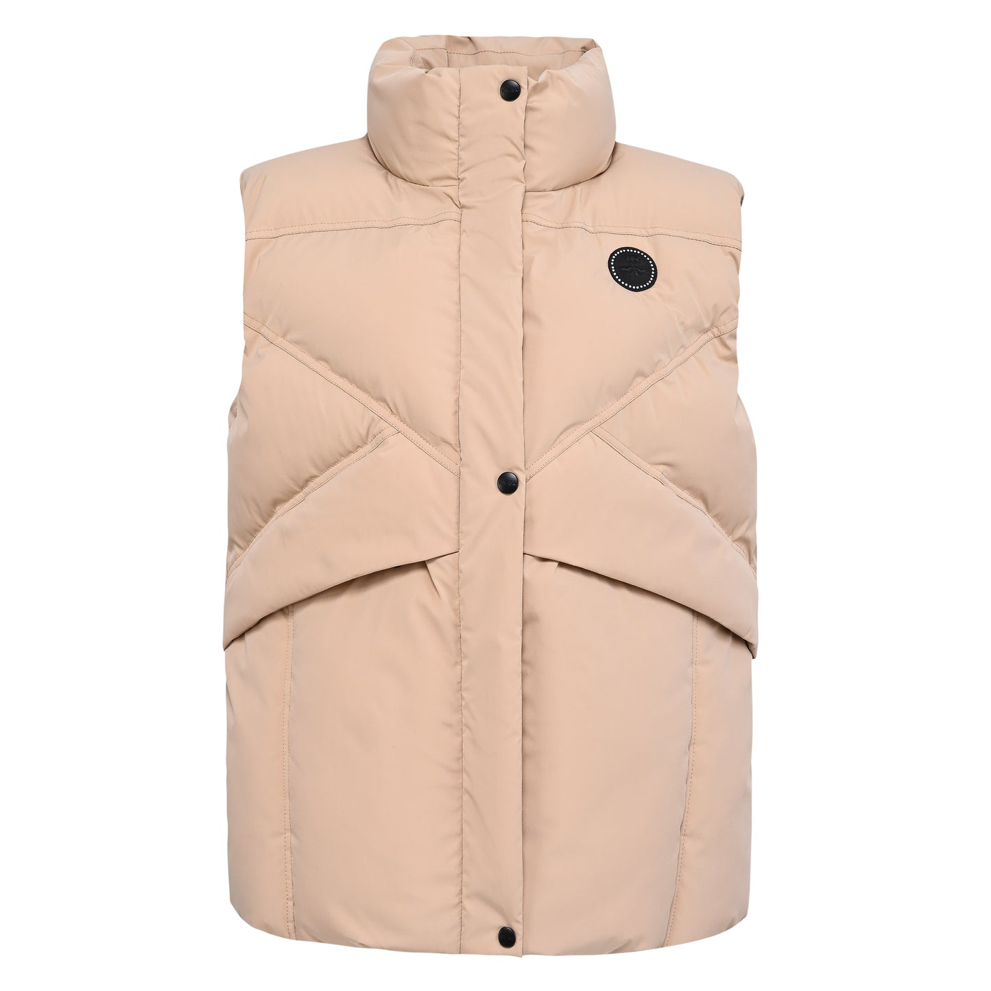 Bodywarmer Florine, elegant quiltad ridväst, flera färger