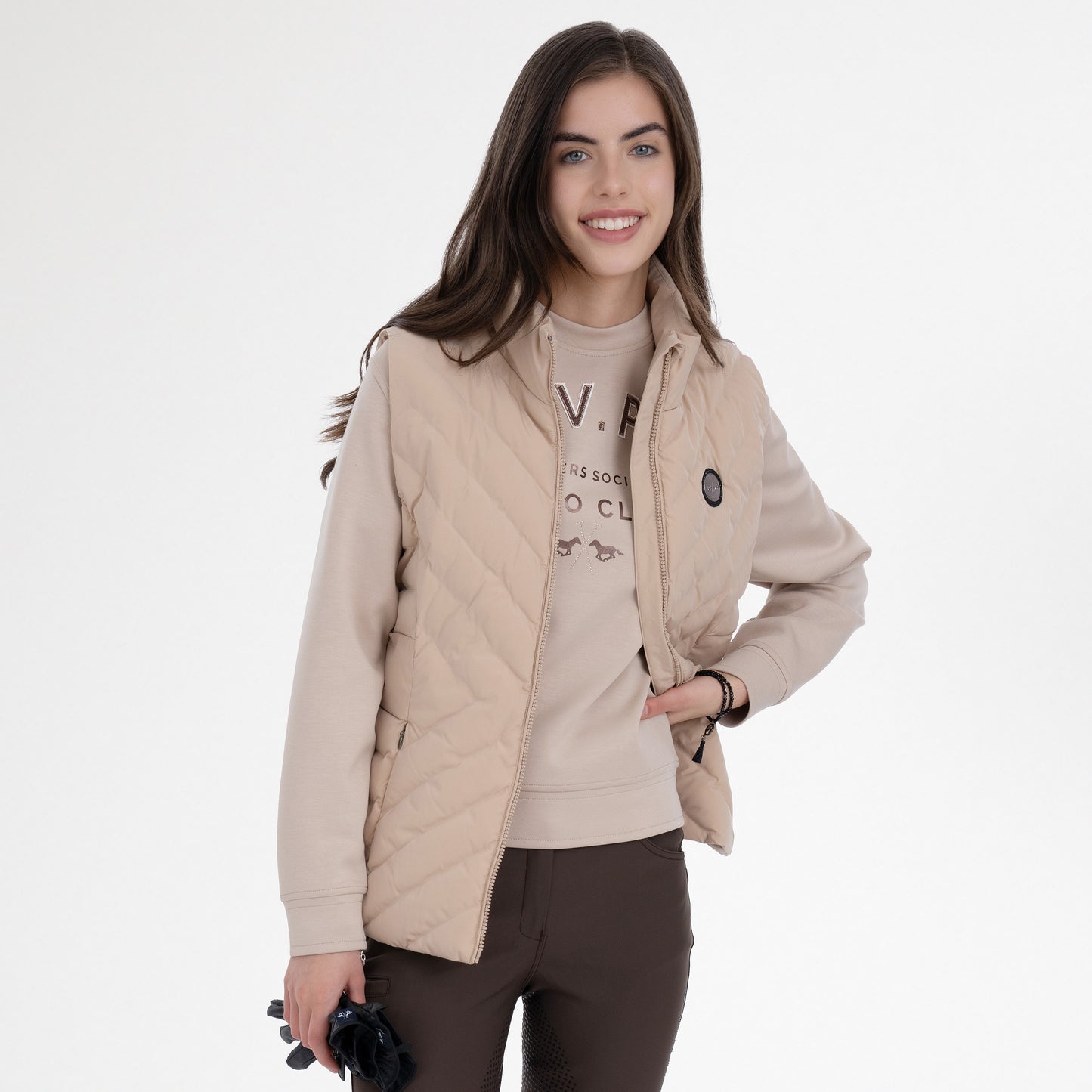 Bodywarmer Montana, elegant tunn ridväst