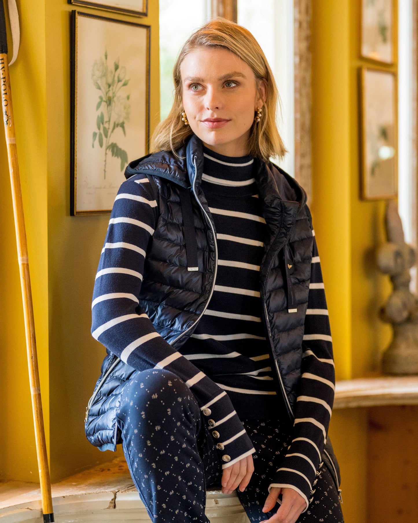 Bodywarmer Ivanka, quiltad vadderad luva
