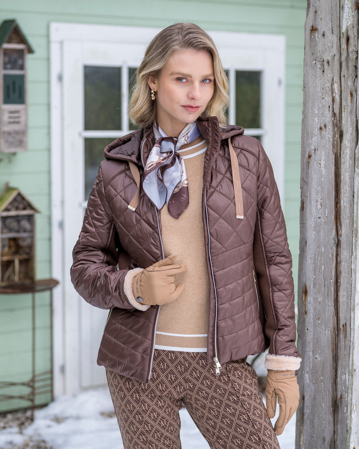 Jacket Jamy, vadderad med luva