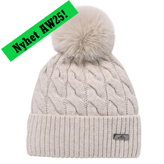 Beanie Claire, fin stickad mössa, flera färger