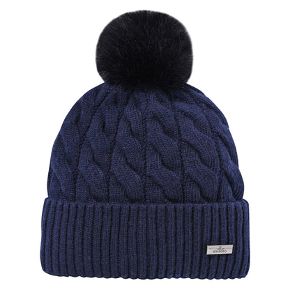 Beanie Claire, fin stickad mössa, flera färger