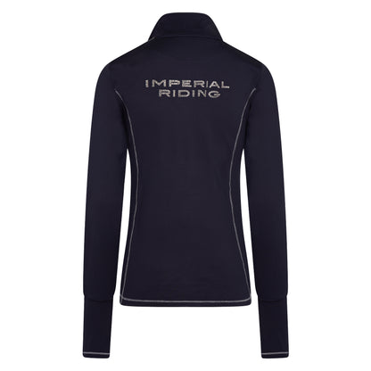 Imperial Riding Half zip tech top Sporty Star, långärmad funktionströja med glitter