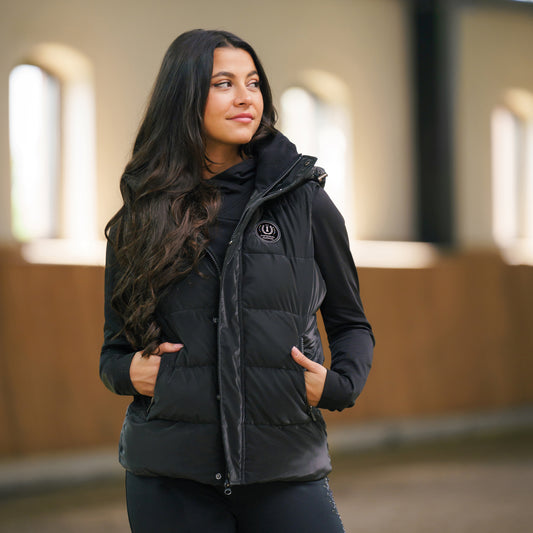 Bodywarmer Beau, snygg väst med luva, flera färger