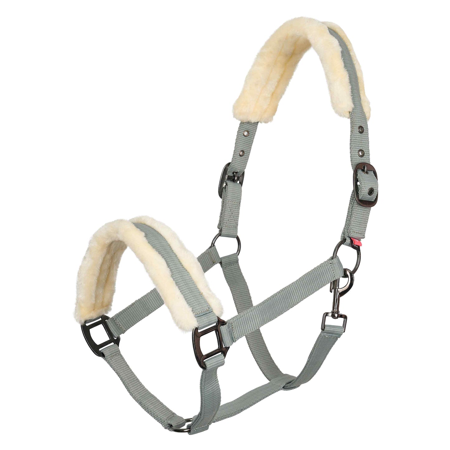 Imperial Riding Headcollar Classic Fur, grimma med fuskpäls