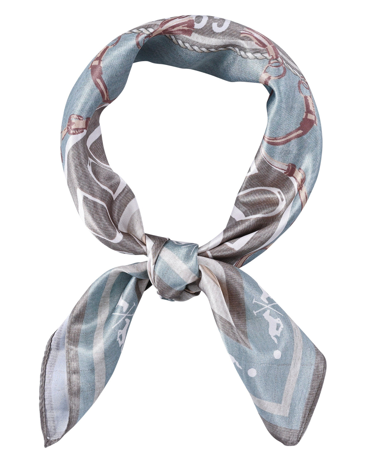 Scarf Kate, scarf med hästinspirerat mönster