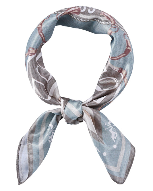 Scarf Kate, scarf med hästinspirerat mönster