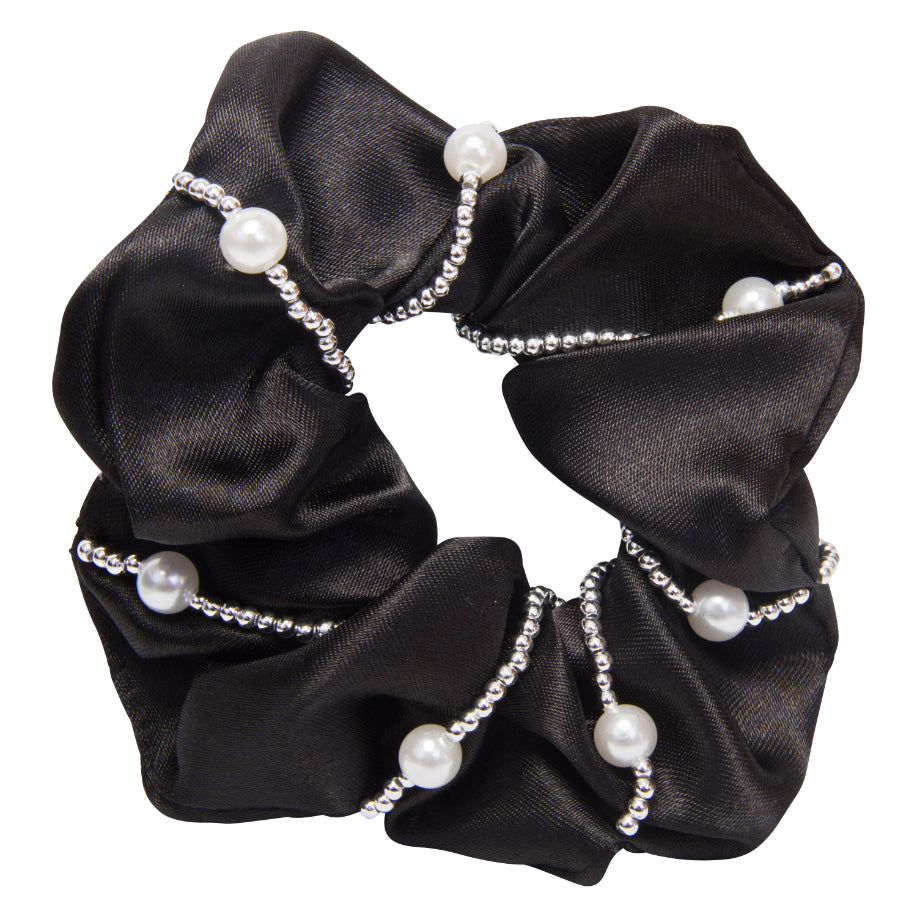 Imperial Riding Hair Elastic Crystal Pearl, dekorerad hårsnodd