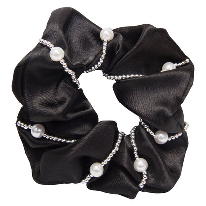 Imperial Riding Hair Elastic Crystal Pearl, dekorerad hårsnodd