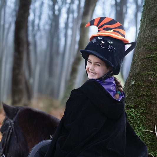 Salem Cat Hat Silk, hjälmöverdrag