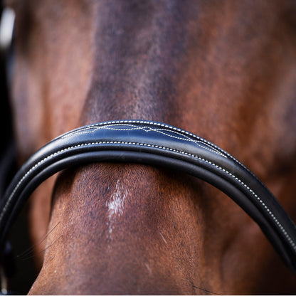 Headcollar Legacy, snygg lädergrimma med möjlighet att gravera, flera färger