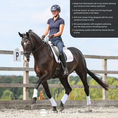 Stretch and Flex Flatwork Wraps, benskydd som reglerar temperaturen, flera färger