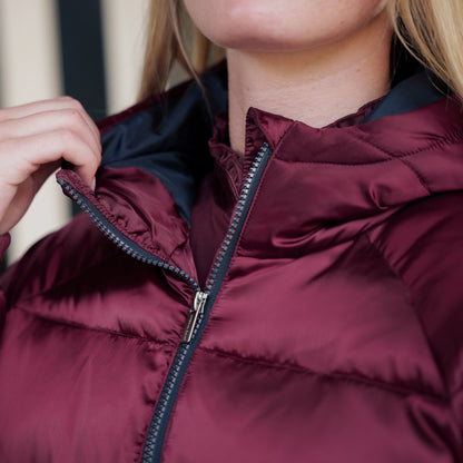 Puffer Jacket Bodie, vadderad ridkappa med luva, flera färger