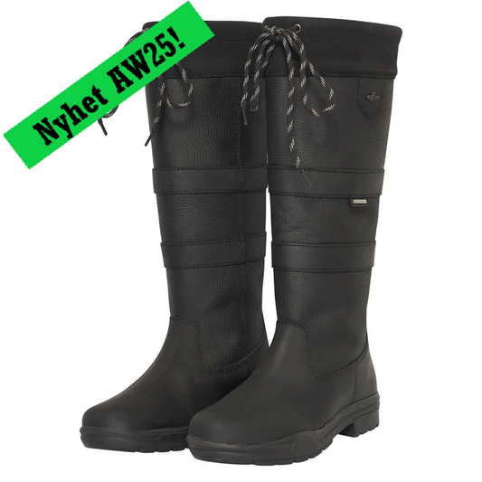 Boots Lacey Long, höga sköna vattentäta vinterstövlar i läder