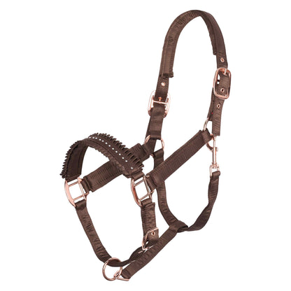 Headcollar Lovely, dekorerad grimma i nylon, flera färger