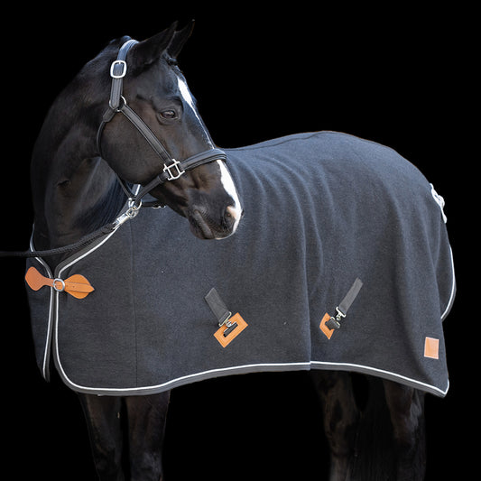 HV Polo Wool Blanket Scottie, elegant stalltäcke i ull