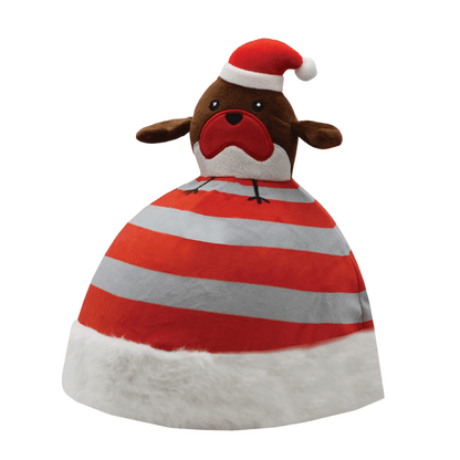 Christmas Robin Hat Silk, juligt hjälmöverdrag