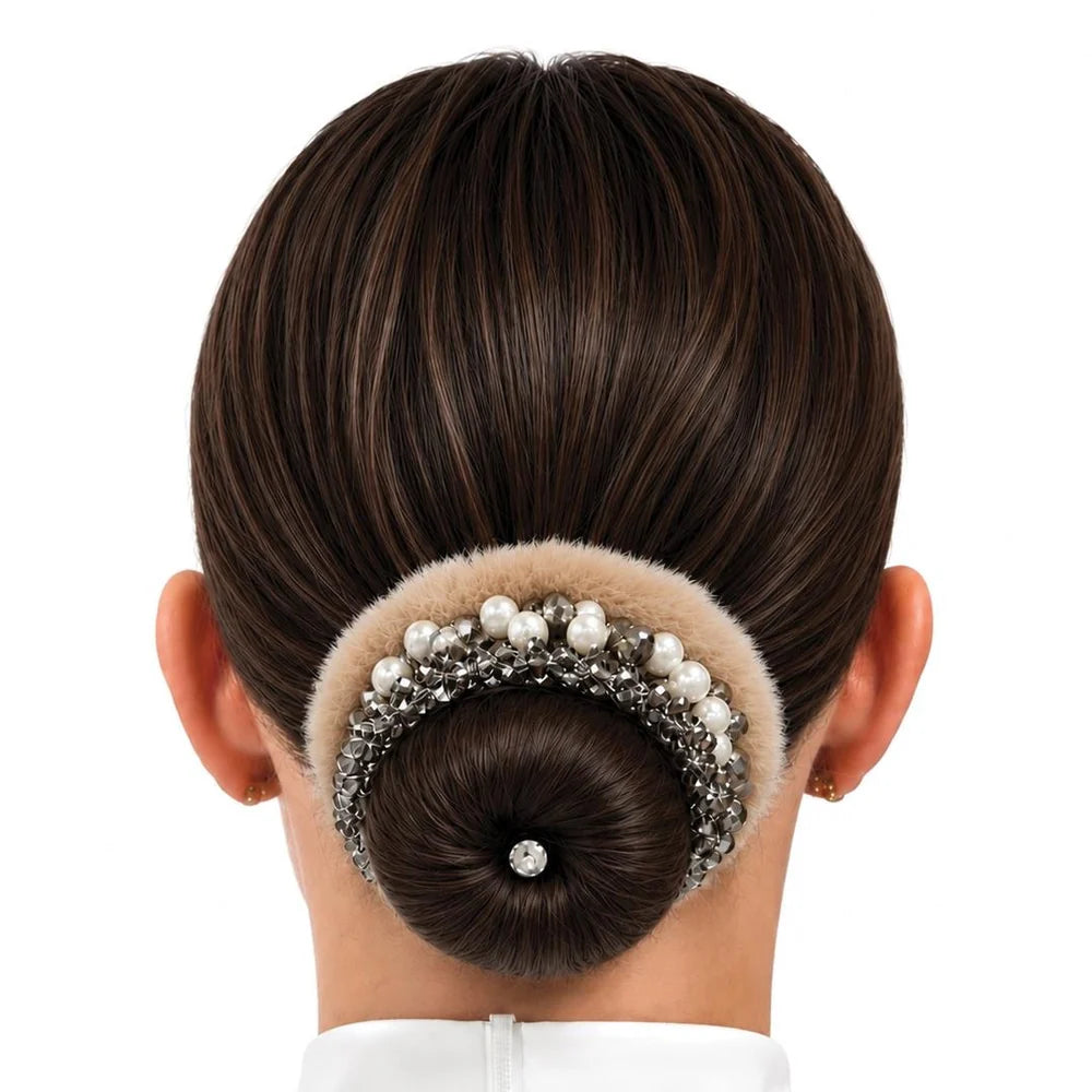 Competition Bun Kit - Brunette, kit för en elegant frisyr