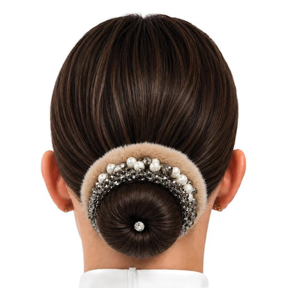 Competition Bun Kit - Brunette, kit för en elegant frisyr