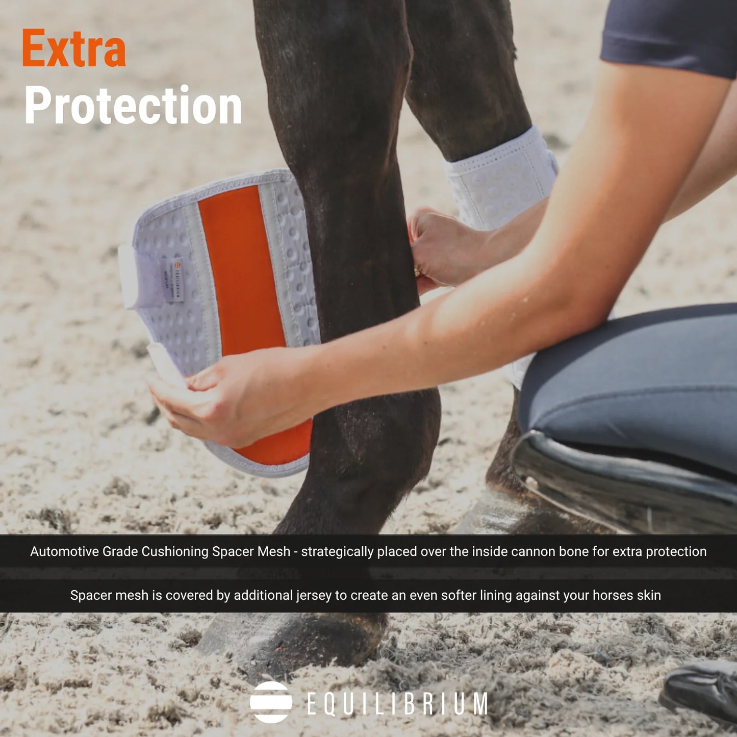 Stretch and Flex Flatwork Wraps, benskydd som reglerar temperaturen, flera färger