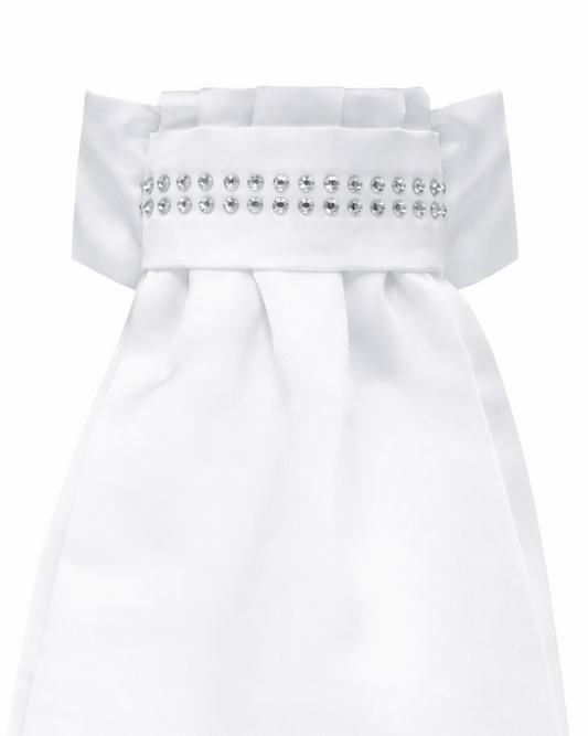 Diamante Band Deluxe Ready Tied Stock, plastrong kardborrefäste