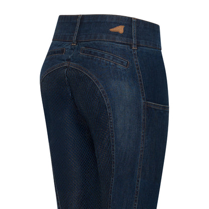 Riding Breeches Classic Slim Denim, helskodda jeanstyg