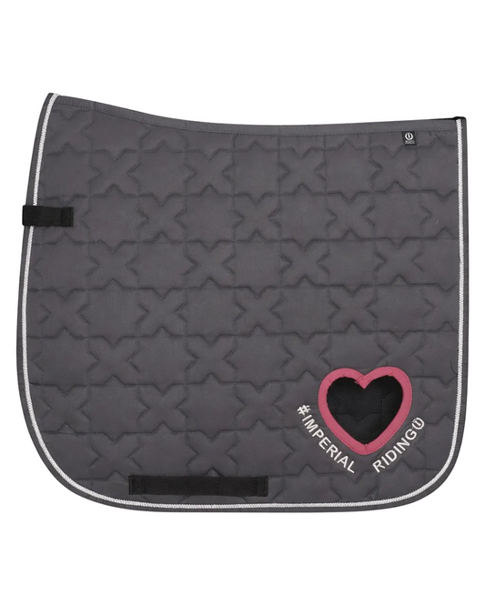 Saddlepad Symbol DR, quiltat dressyrschabrak