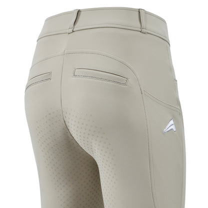 Riding Tights Maxi FullGrip, helskodda strassdetaljer