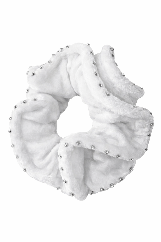 Hair Scrunchie Velvet, hårsnodd med kristaller
