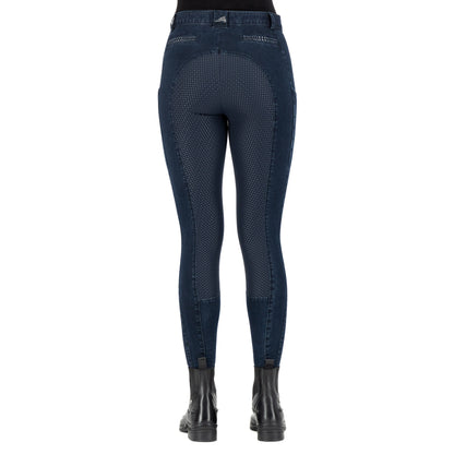 Euro-Star Arista Denim FullGrip®, helskodd ridbyxa i jeans tyg