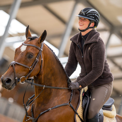 Cardigan Liz, skön cardigan i ullfleece, flera färger
