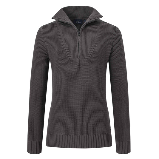 HV Polo Pullover Tara, skön stickad polo med hög krage