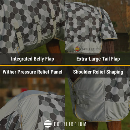 Field Relief Fly Rug, flugtäcke mönster som repellerar insekter