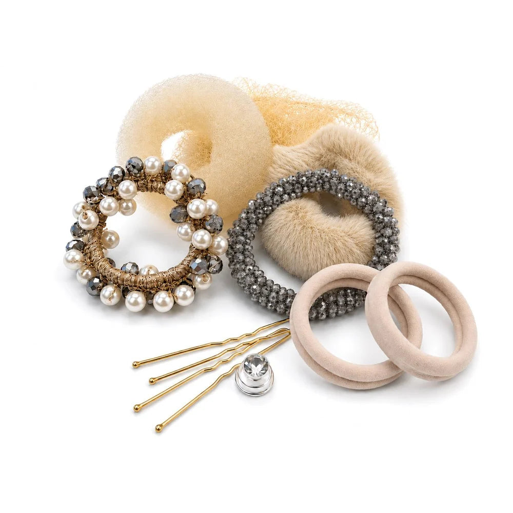 Competition Bun Kit - Blonde, kit för en elegant frisyr