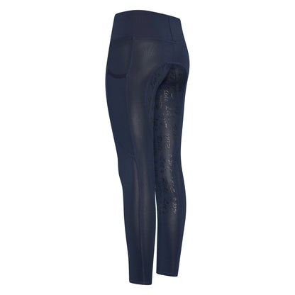Dietse Full Grip Kids, helskodda ridtights barn/junior