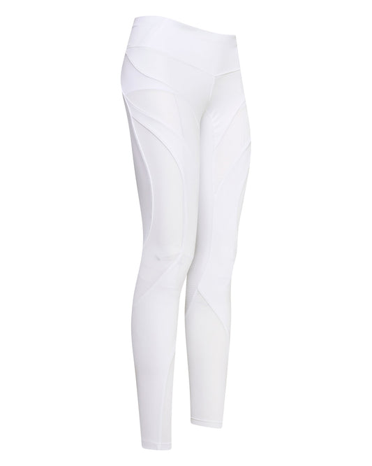 Riding Tights Flying Figure FullGrip, helskodda vita ridtights