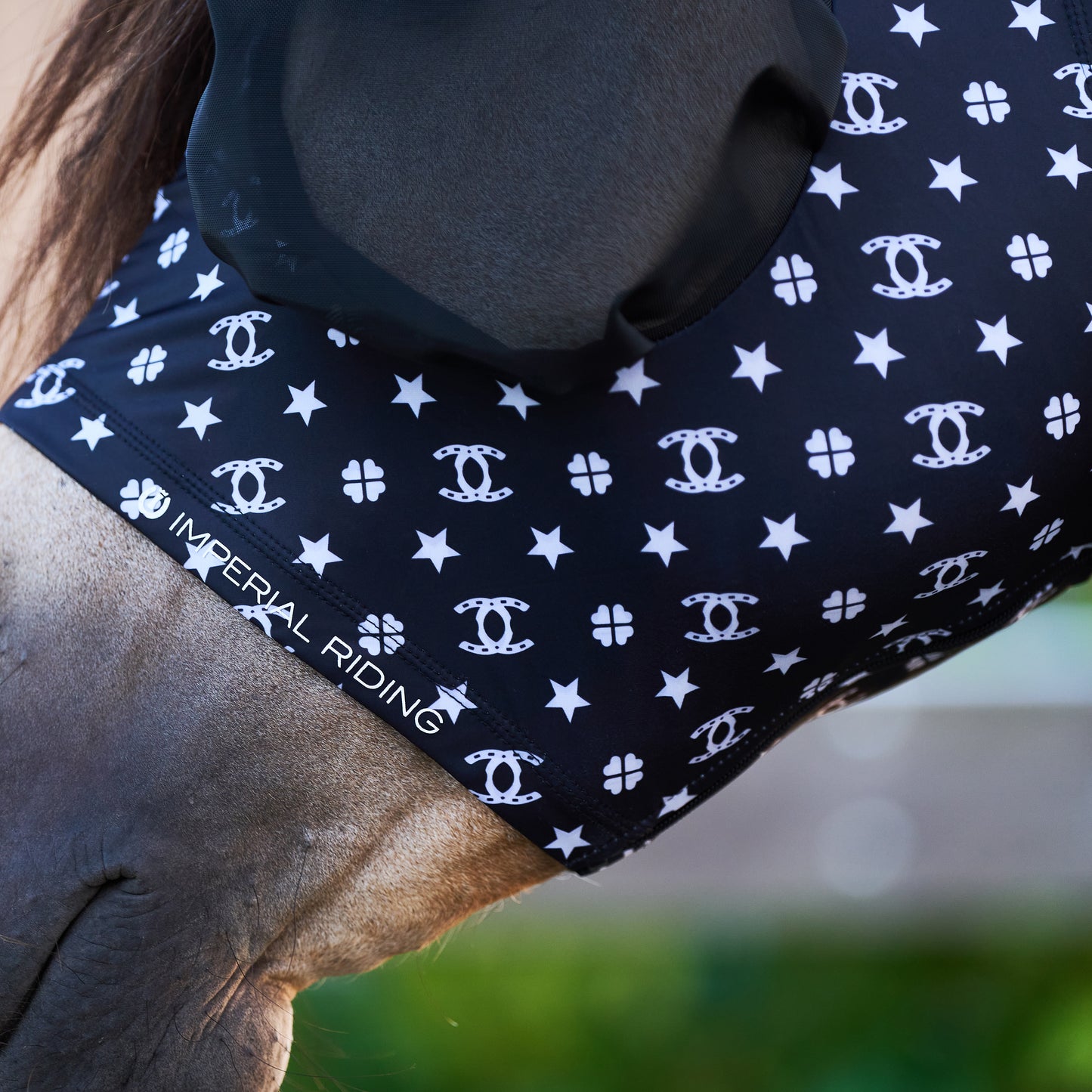 Imperial Riding Flymask Trail Ride, flughuva mesh ögon/öron