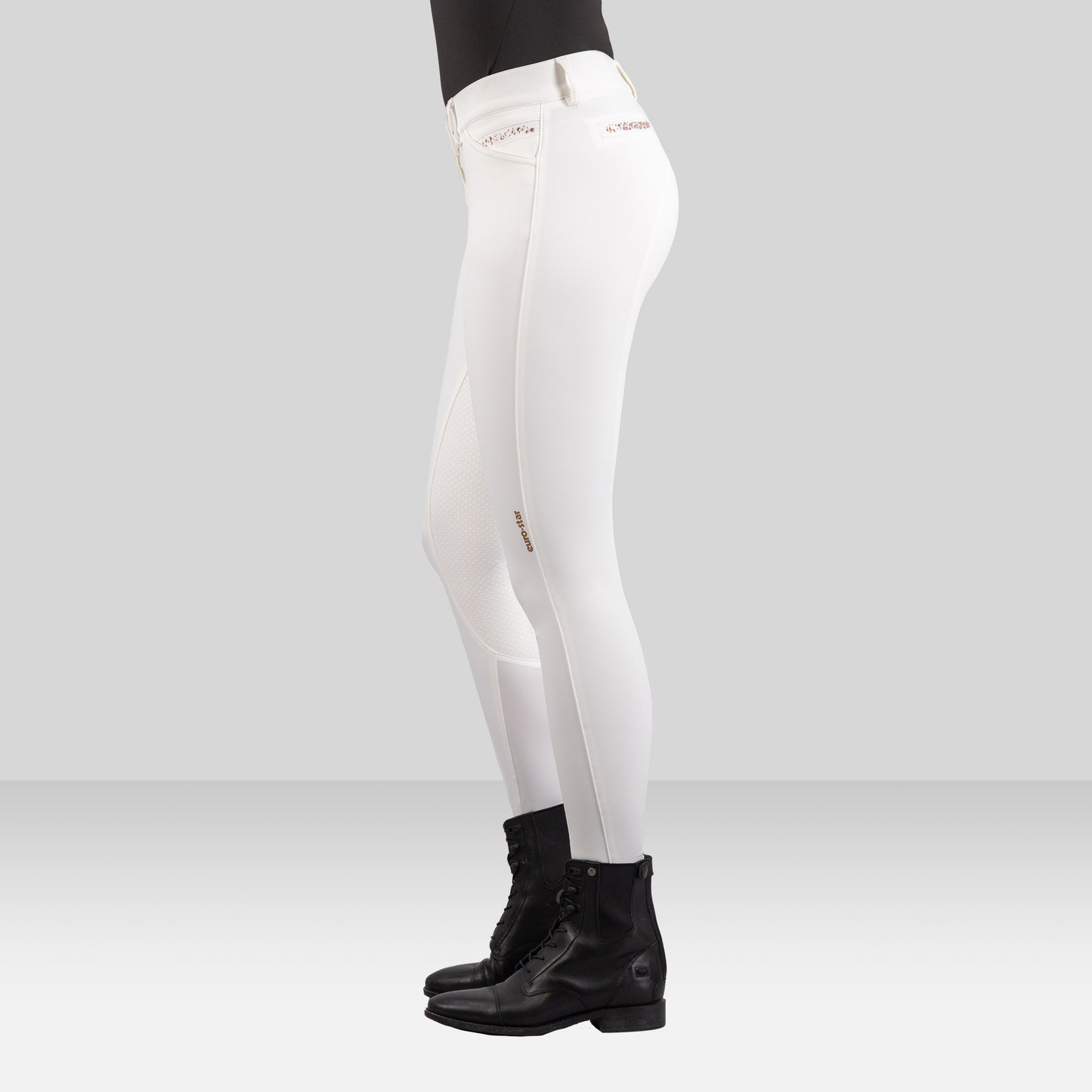 Euro-Star Arista Fashion Diamond FullGrip, helskodd ridbyxa med dekorationer