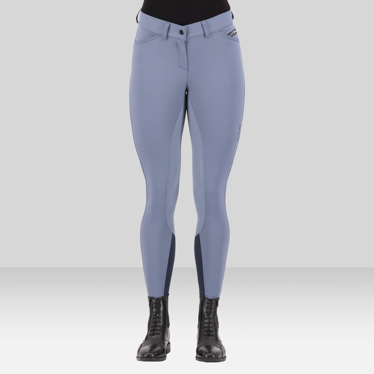 Euro-Star Arista Fashion Diamond FullGrip, helskodd ridbyxa med dekorationer