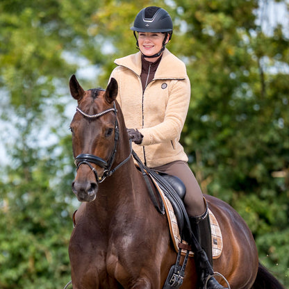 Cardigan Liz, skön cardigan i ullfleece, flera färger