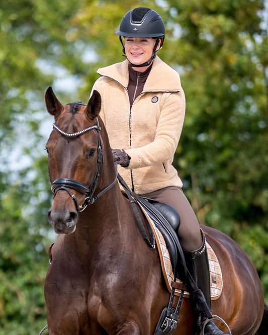 Cardigan Liz, skön cardigan ullfleece