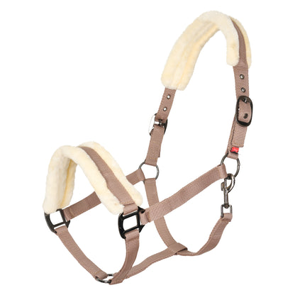 Imperial Riding Headcollar Classic Fur, grimma med fuskpäls