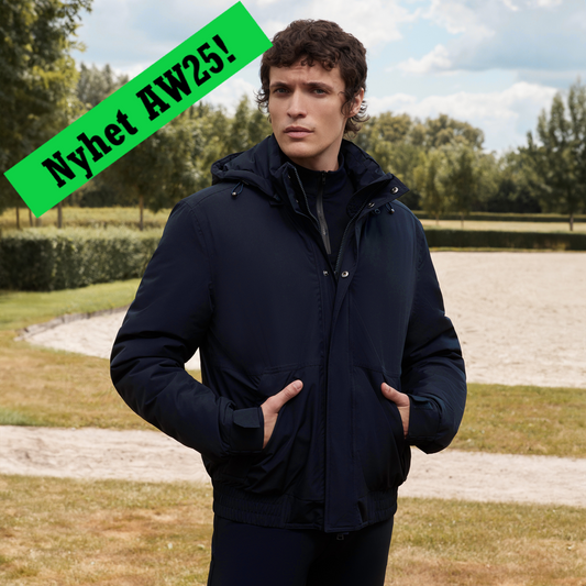 Mens Bomber Jacket Camden, varm vattentät ridjacka med luva herr