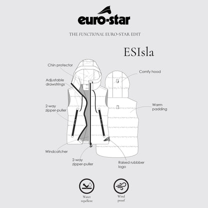 Bodywarmer Isla, varm väst i flera färger