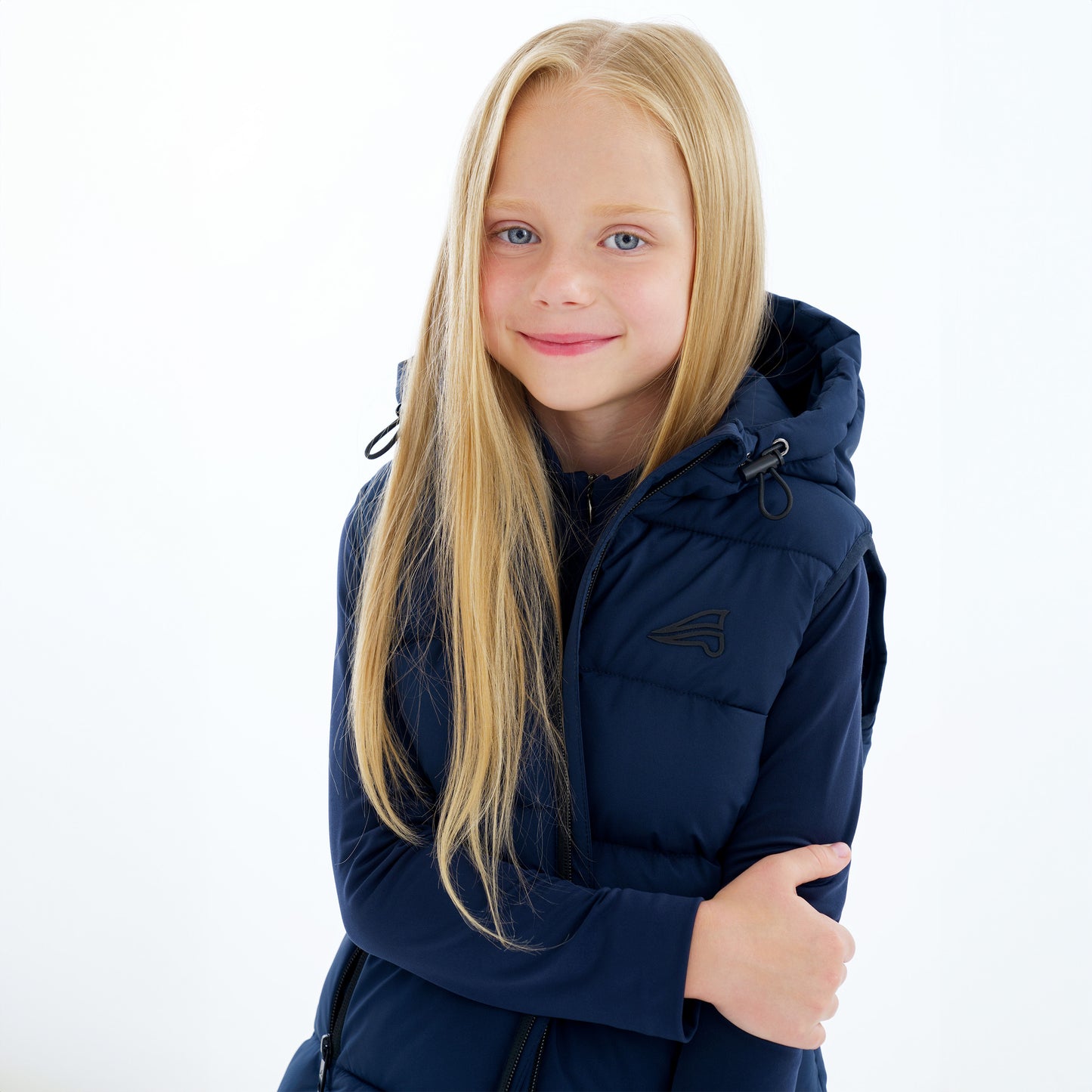 Kids Bodywarmer Charley, varm ridväst till junior, flera färger