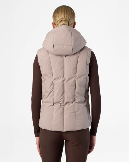 Bodywarmer Ayla, ridväst avtagbar huva